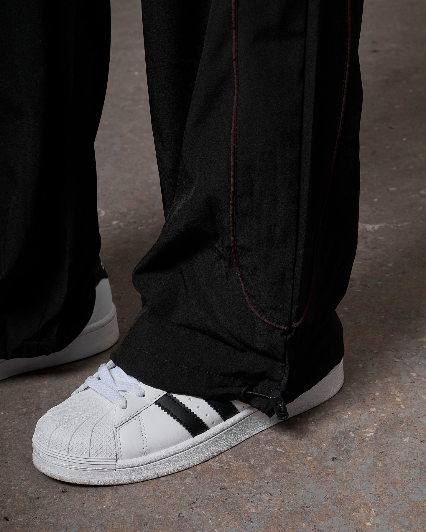 Mercier women's black piping track pants
