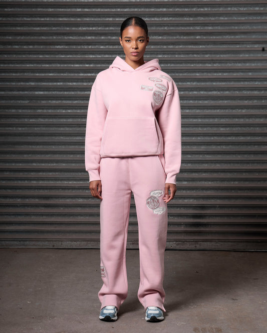 Mercier women's blush pink relaxed OG hood