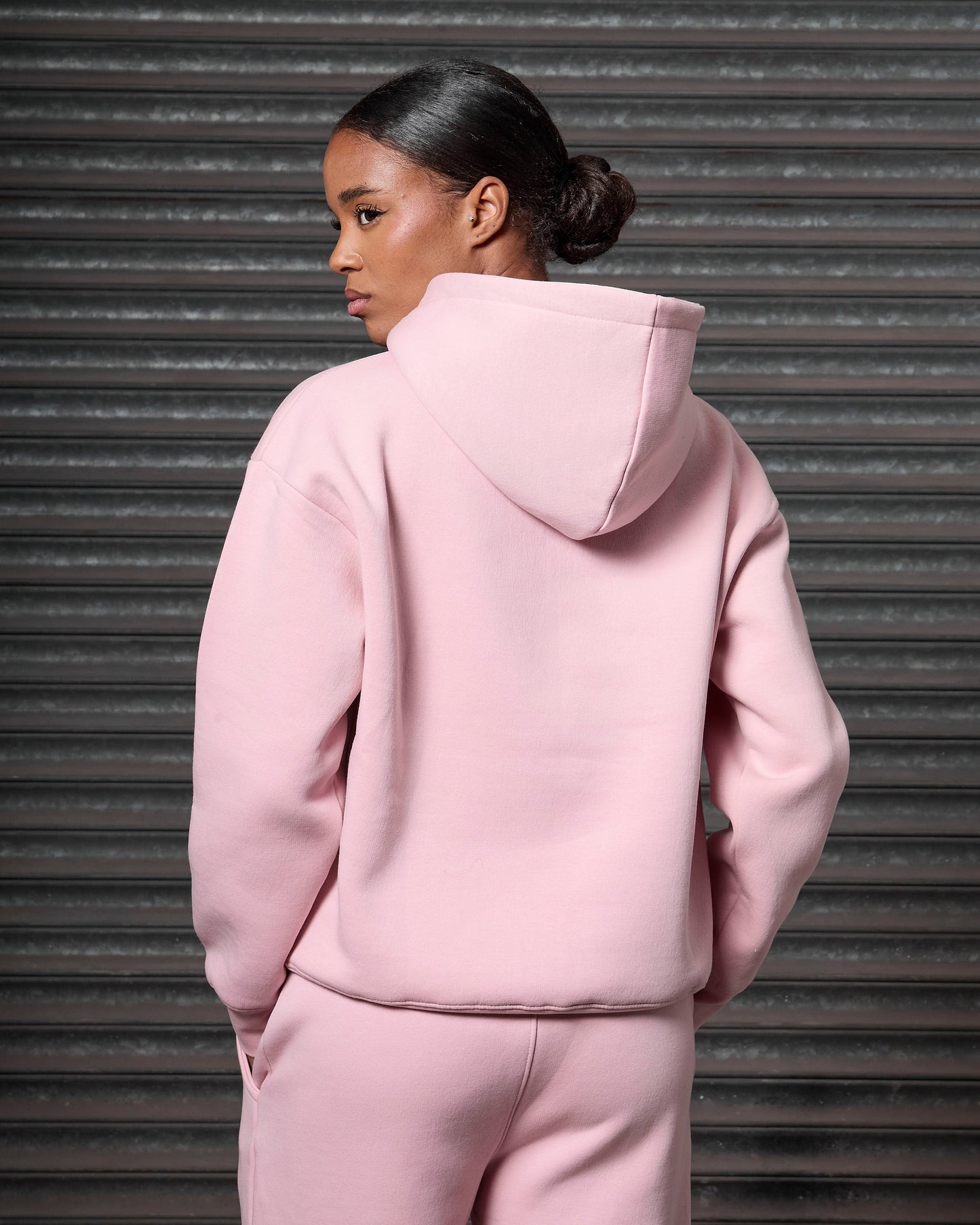 Mercier women's blush pink relaxed OG hood