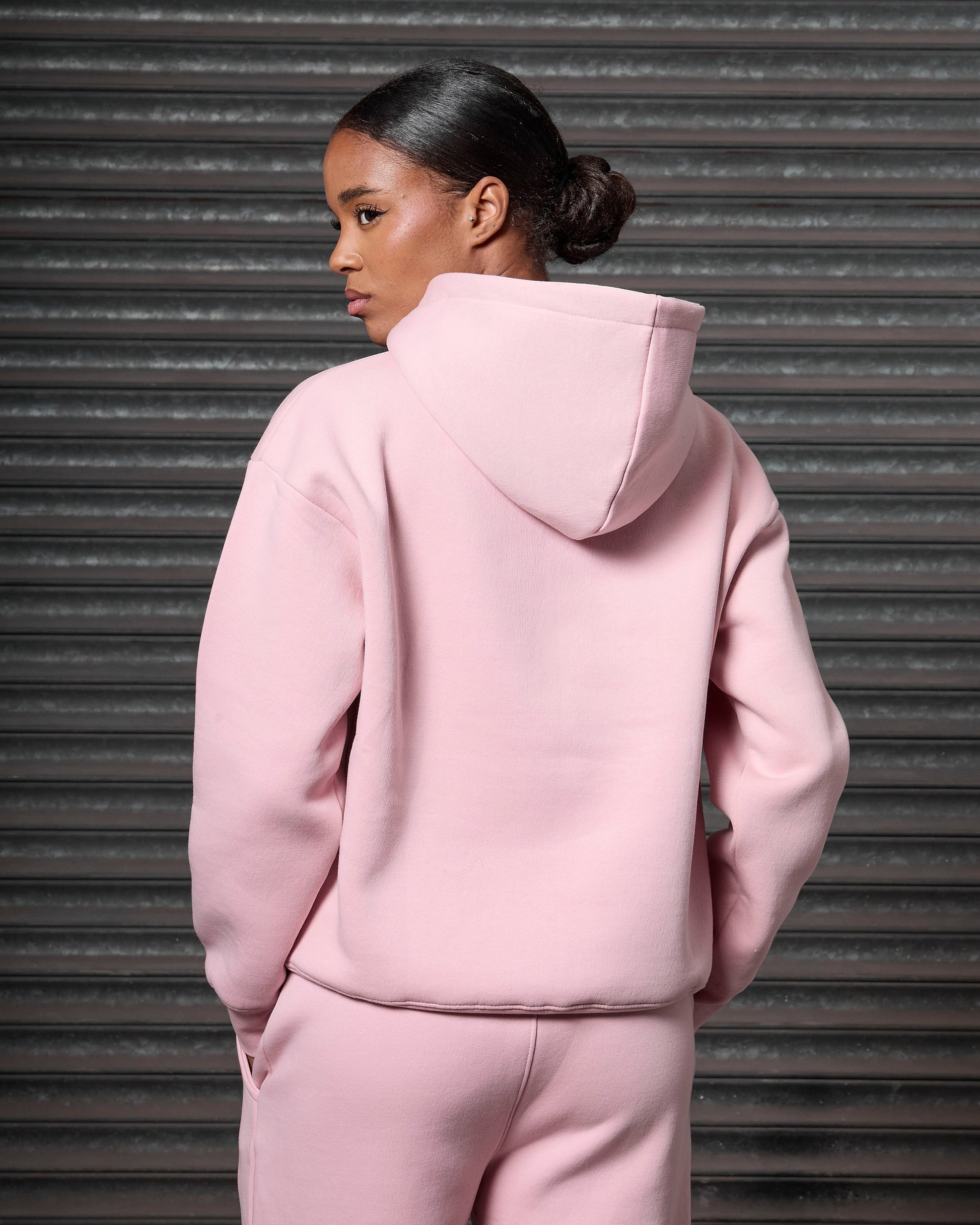 Mercier women's blush pink relaxed OG hood