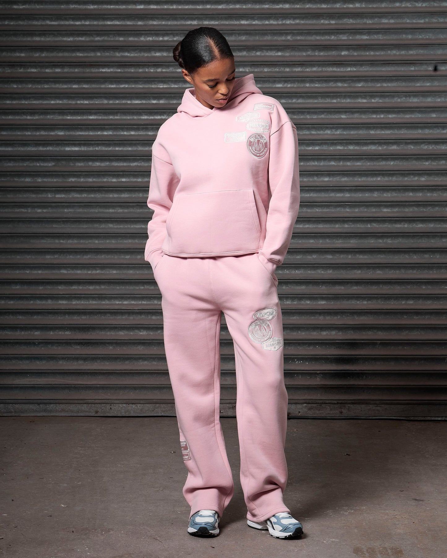 Mercier women's blush pink relaxed OG joggers