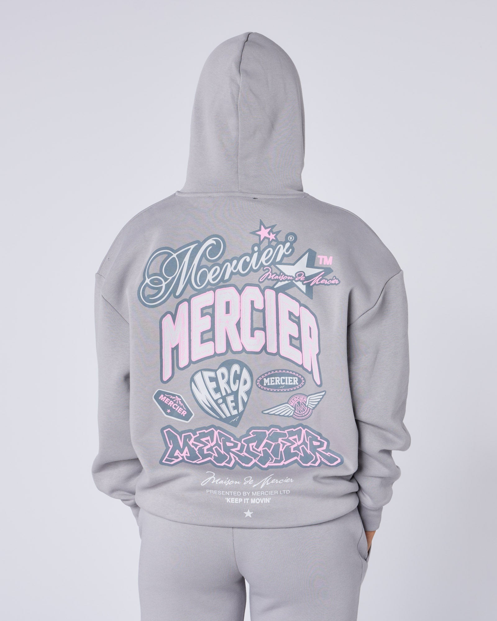 Mercier women's grey Guerrilla hood