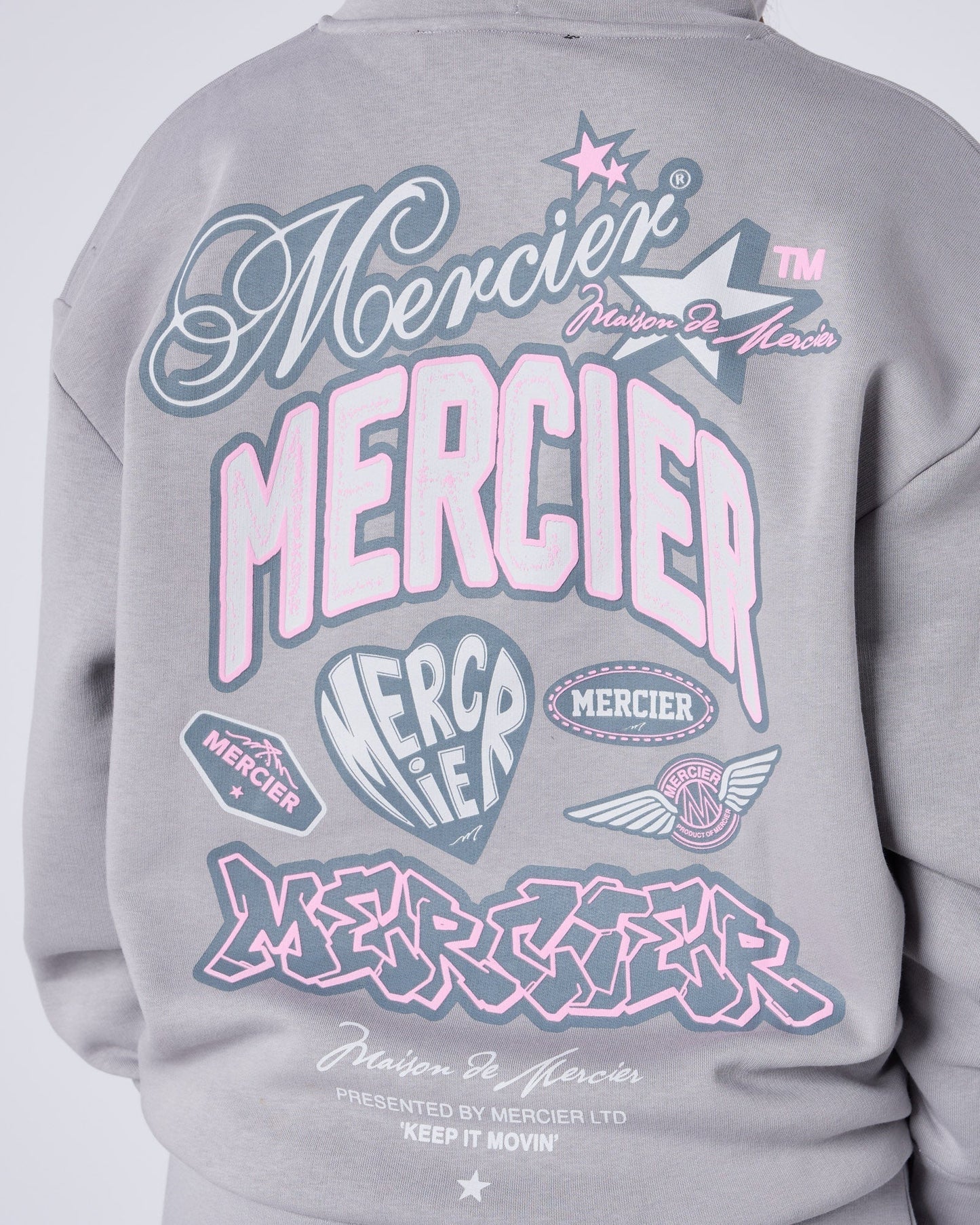 Mercier women's grey Guerrilla hood
