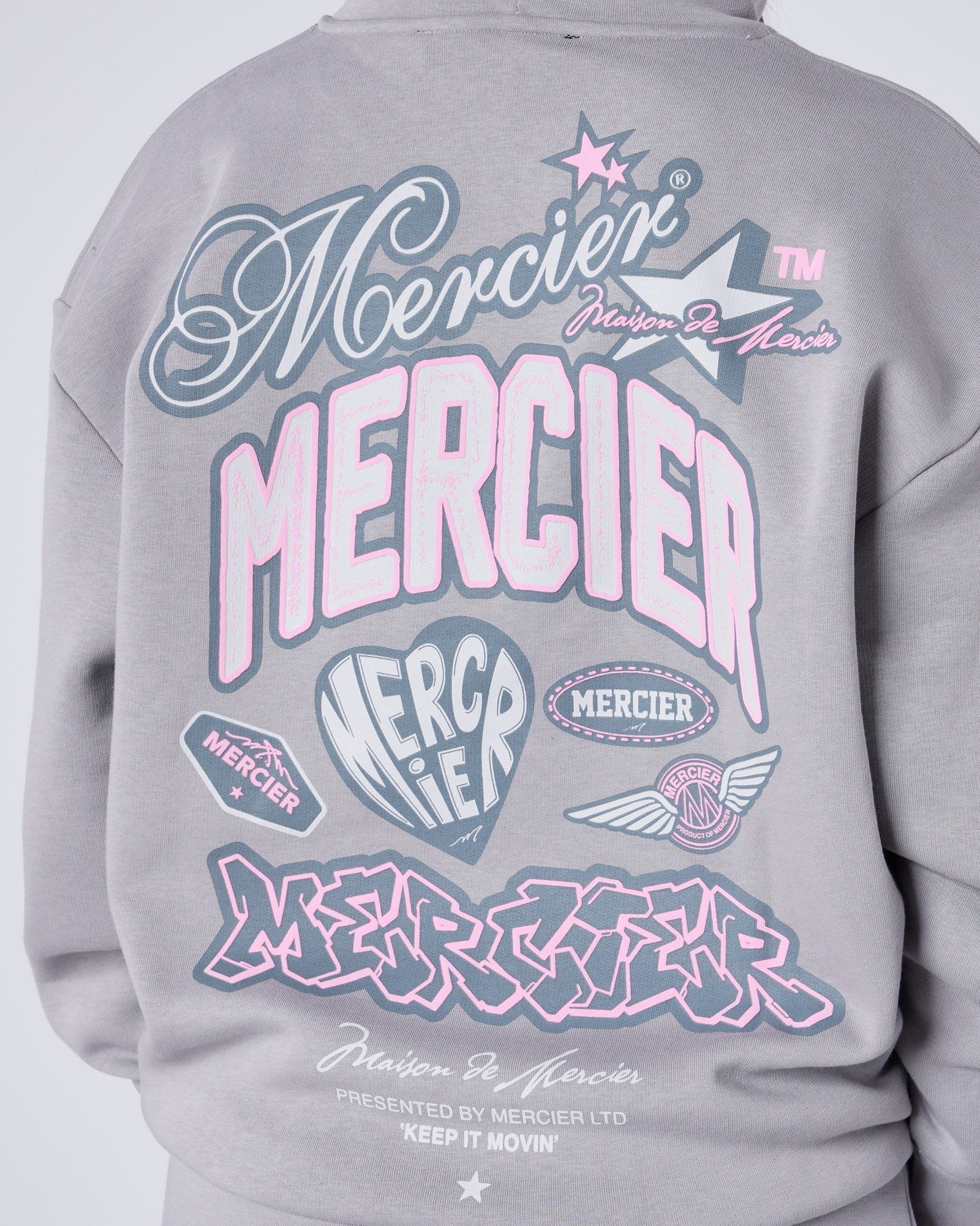 Mercier women's grey Guerrilla hood