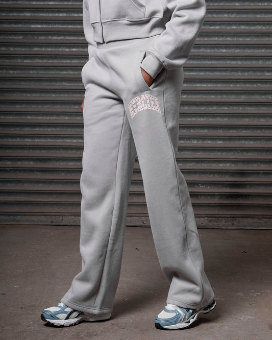 Mercier women's grey studded joggers