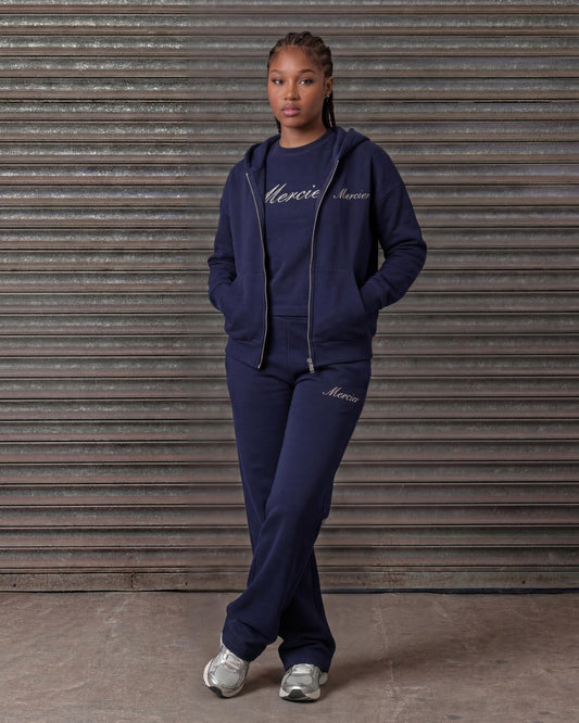 Mercier women's navy silver Authenticity joggers