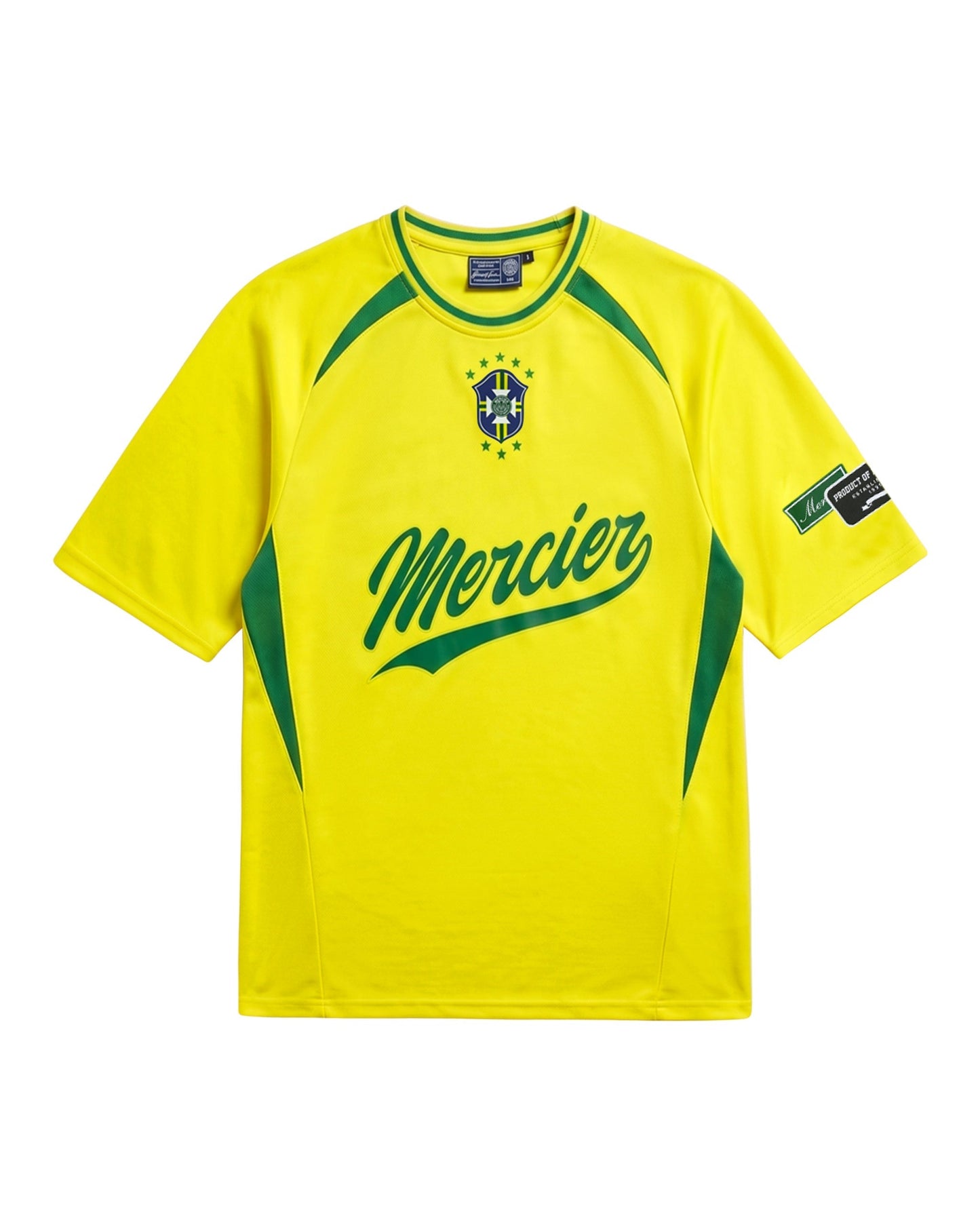 Mercier yellow World Cup shirt